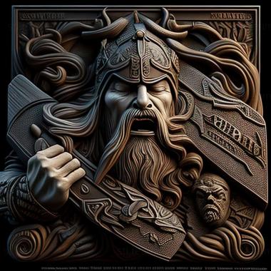 3D model Celtic Kings Rage of War game (STL)